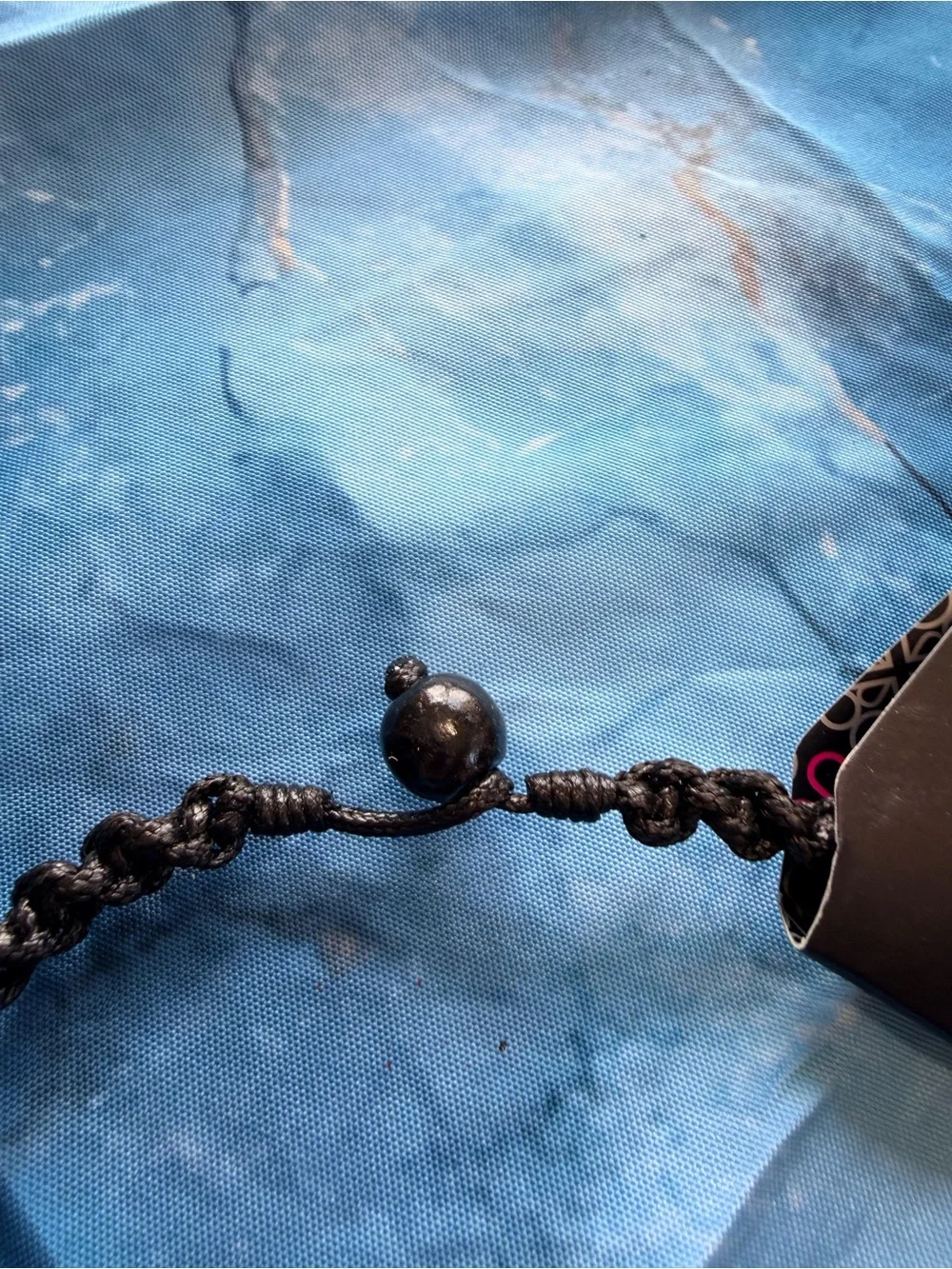 Men’s beaded rope necklace NWT!